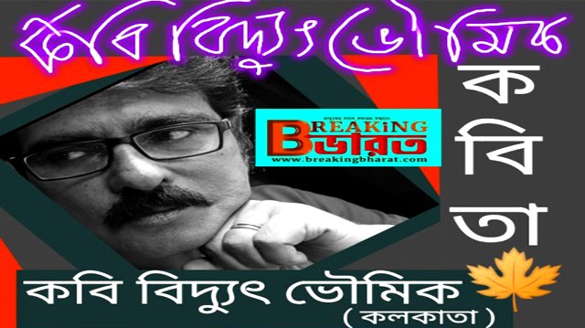 A famous poet of Bharat and Bangladesh Bidyut Bhowmick