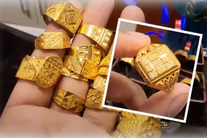 A gold ring can easily change fortune