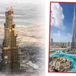 How many floors is the height of Burj Khalifa?